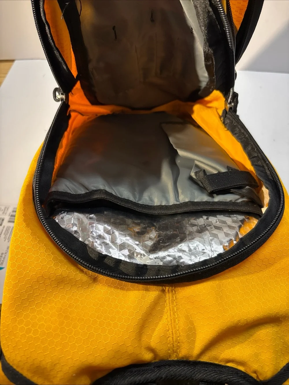 SwissGear unisex Yellow and Black Compact Daypack Backpack.